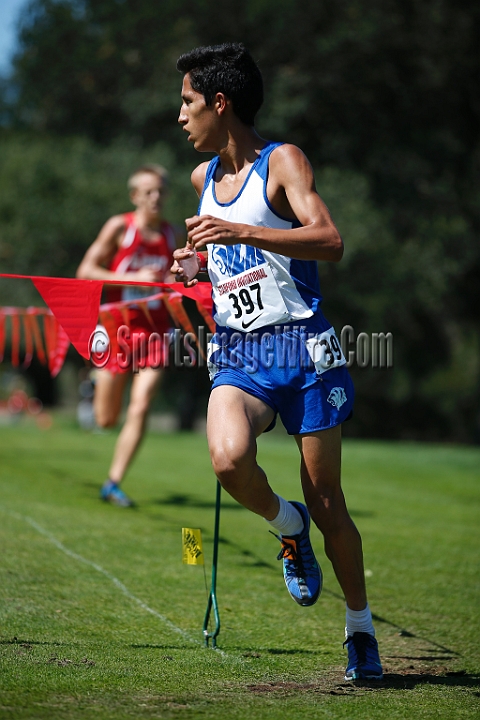 2014StanfordD2Boys-093.JPG - D2 boys race at the Stanford Invitational, September 27, Stanford Golf Course, Stanford, California.